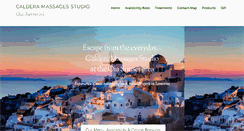 Desktop Screenshot of caldera-massages.com