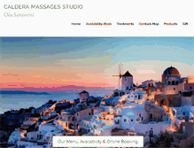 Tablet Screenshot of caldera-massages.com